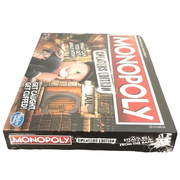 MONOPOLY Family Board Game Cheaters Edition O/S Multicolor NWT HASBRO - Picture 3 of 4